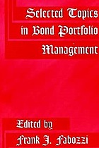 Selected Topics in Bond Portfolio Management