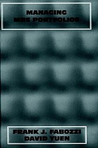 Managing MBS Portfolios