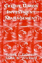 Credit Union Investment Management