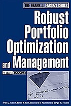 Robust Portfolio Optimization and Management